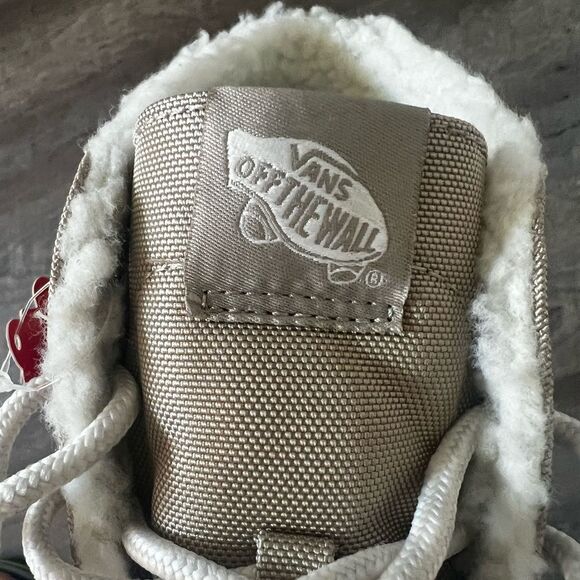 NWT Men’s Vans SK-8 Hi Cordura Sherpa Beige Size 11.5 - Picture 8 of 12